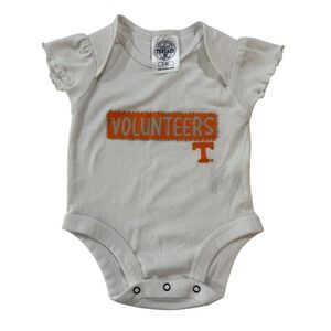 Rivalry Threads Tennessee Volunteers Baby Bodysuit White 0-3M Short Sleeve K02